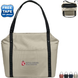 Port Authority® Matte Oxford Polyester Tote - WJ7457