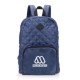 Eiffel Quilted Pattern Polyester Backpack