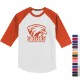 Sport-Tek® Colorblock Cotton 3/4 Sleeve Raglan Youth Jersey