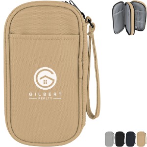 Leatherette Tandem Tech Travel Organizer - HT7531