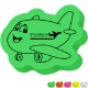 Airplane Die Cut Eraser