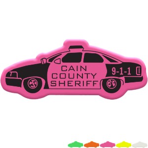 Police Car Die Cut Eraser - AK9907