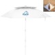 Large Vented rPET Beach Umbrella, 69" Arc