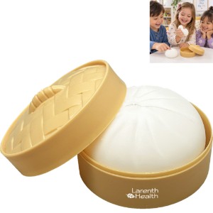 Squishy White Dumpling in Bamboo Steamer Box - LE8004