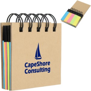 Specter Spiral Sticky Note Memo Pad - AR2377