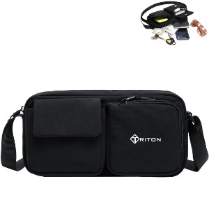 Catalina Multi-Pocket Nylon Crossbody Bag - AR2397