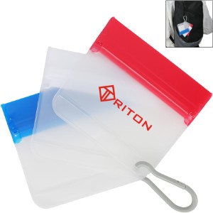 Nanite 3-Piece Mini Zipper Utility Bags w/ Carabiner - AR2478