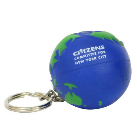 Product Photo 1 Earth Ball Stress Reliever Key Chain