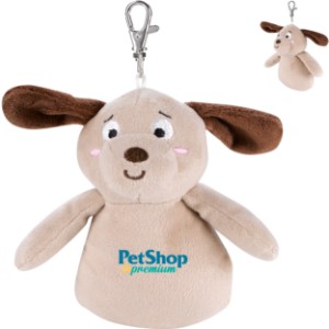 Chelsea Teddy Bear™ Joy Riders Dog Bag Charm Plush, 5" - KZ1127