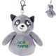 Chelsea Teddy Bear™ Joy Riders Racoon Bag Charm Plush, 5"