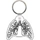 Lungs Soft Vinyl Key Tag