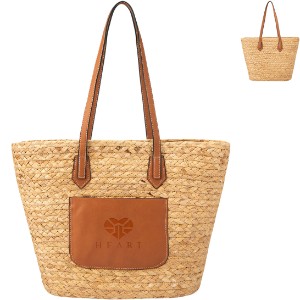 Solana Hyacinth Grass Tote Bag - HT7548