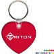 Heart Soft Vinyl Key Tag