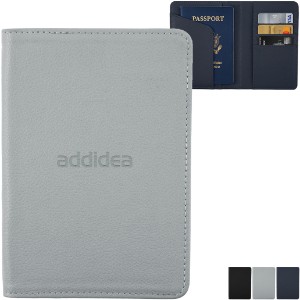 Leatherette rPET Passport Cover - HT7587