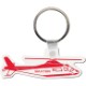 Helicopter Soft Vinyl Key Tag