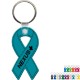 Awareness Ribbon Soft Vinyl Key Tag