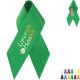 Satin Awareness Ribbon with Tape Backing