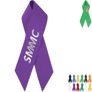 Satin Awareness Ribbon with Tape Backing, 3-1/2" - VR1010