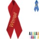 Satin Awareness Ribbon with Pin Backing, 3-1/2"