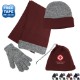 Cold Weather Scarf, Gloves & Beanie Set