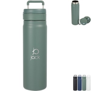 Kara Recycled Insulated Bottle w/ Swivel Lid, 24oz. - LD9068