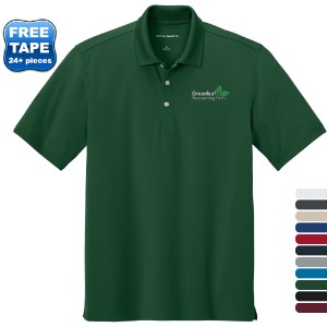 Port Authority® Dry Zone® Poly Jacquard Stain-Release Grid Men's Polo - WJ7495