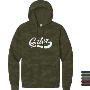 District® District Wash™ Camo Fleece Cotton/Poly Unisex Hoodie - WJ7508