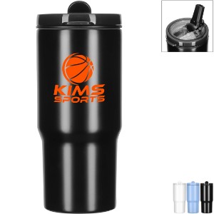 Quincy Vacuum Insulated Tumbler w/ Removable Straw, 25oz. - AR2501