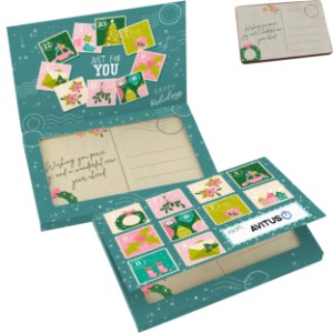 Custom Chocolate Bar in Greeting Card Window Box, 1 Pound - MD9822
