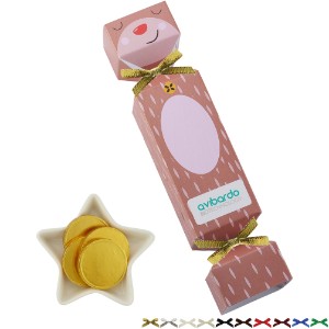 Holiday Party Crackers with Milk Chocolate Gold Coins - MD9833