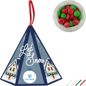 Holiday Ornament with Holiday M&M's - MD9847