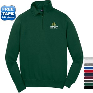 Sport-Tek® Cotton/Poly Fleece 1/4-Zip Men's Sweatshirt - WJ8010
