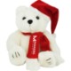 Santa Plush Bear, 8"