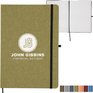 Heathered Polycanvas Journal, 7" x 10" - HT7511