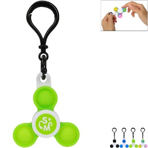 Push Pop Fidget Spinner Keyring - AR2538