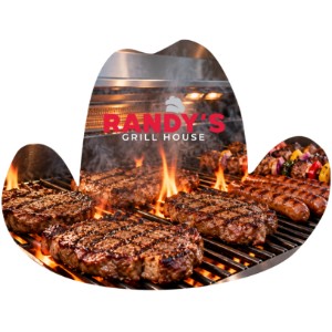Cowboy Hat Shaped Jumbo Magnet - VR1070