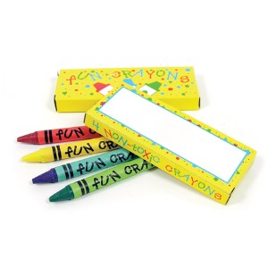 Four Pack Crayons, Blank Stock - CRY400