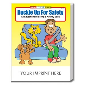 Buckle Up For Safety Coloring & Activity Book - CLB486