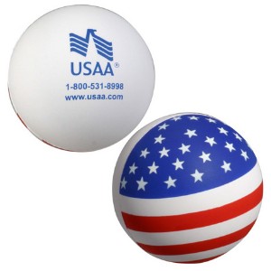 Patriotic Ball Stress Reliever - AR6540